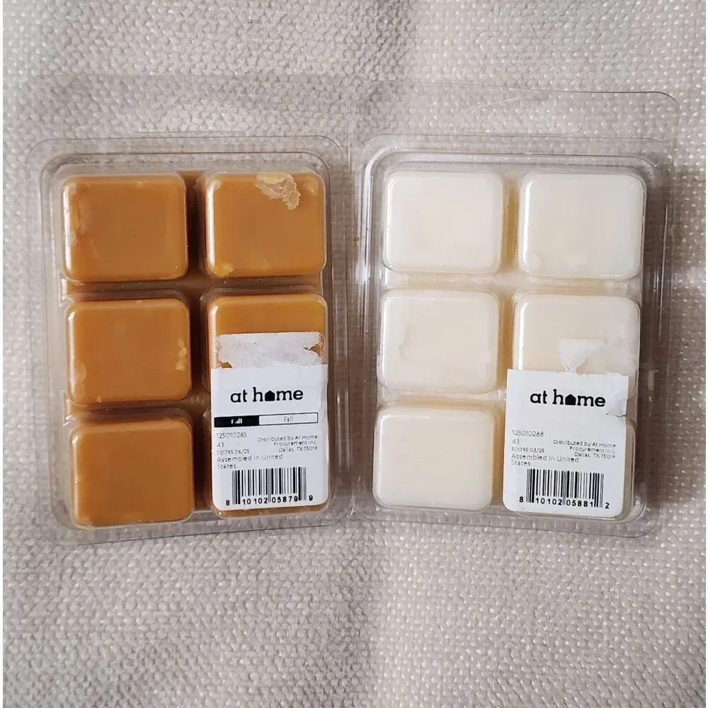Lot of 6 Assorted Flavor Wax Melts Better Homes & Gardens and Candle Warmers